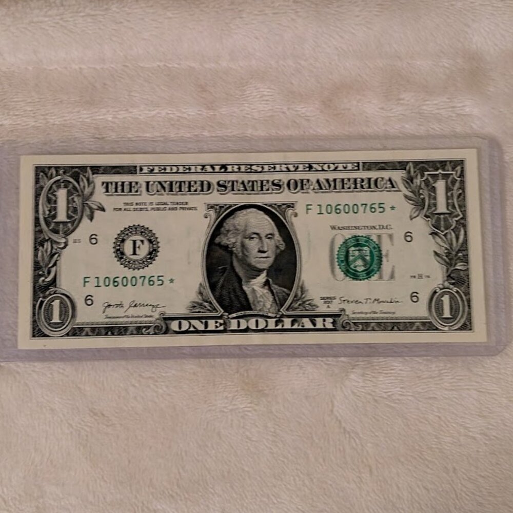 O1 2017 US One-Dollar Bill STAR NOTE